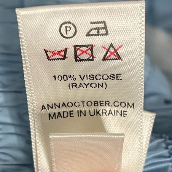 Anna October Light Blue Ruffled Crop Top - Picture 13 of 15